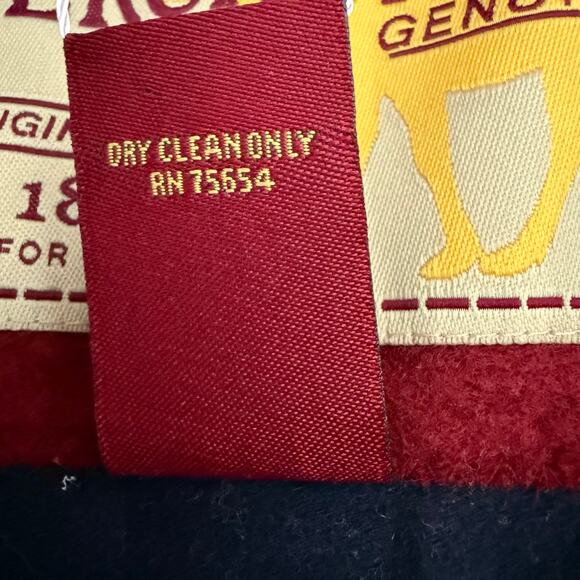 Vintage Late 1990s Abercrombie & Fitch Wool Coat Men's L Grey Full Zip Outdoors - Picture 6 of 7